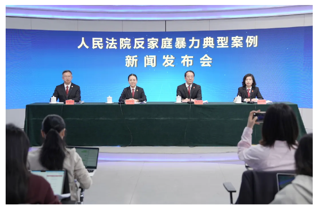 最高法召开人民法院反家庭暴力典型案例新闻发布会